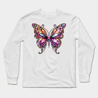 Bejeweled Butterfly #10 Long Sleeve T-Shirt